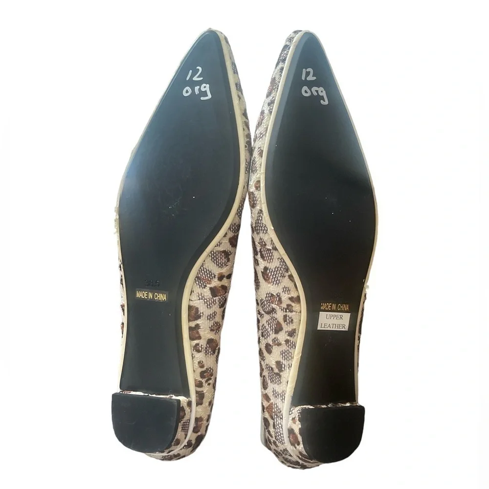 Cochni Leopard Print Flats
